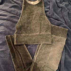 Adidas Leggings and Sports Crop Set